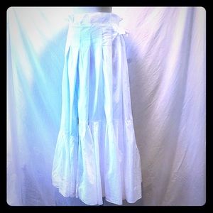 SPORTMAX Cotton voile prairie skirt.